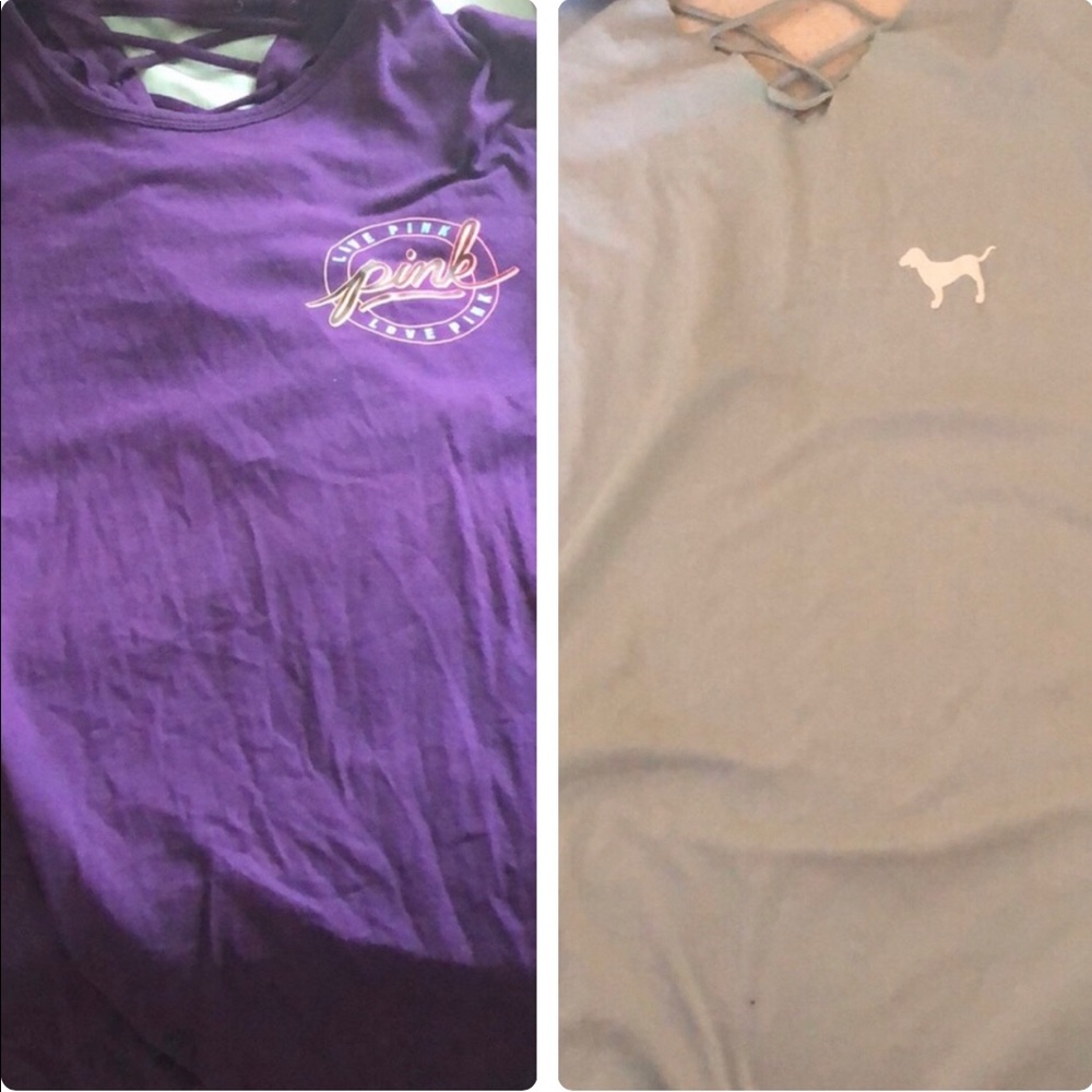Victoria secret/ pink short sleeve shirts